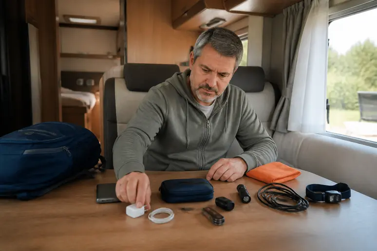 Vérification des accessoires de camping-car avant le départ pour éviter les pièges d'achat